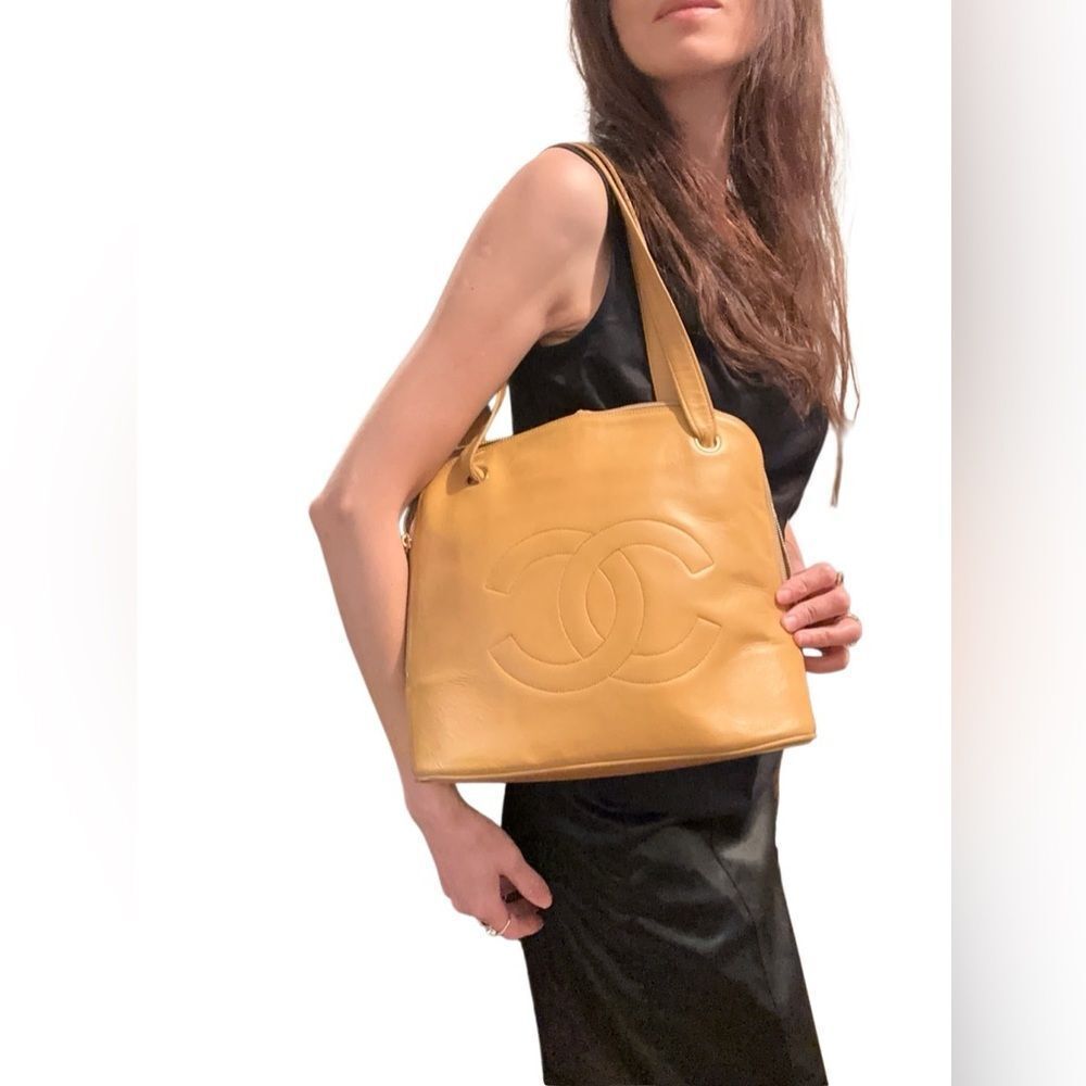 Chanel light brown tote - Picture 1 of 16